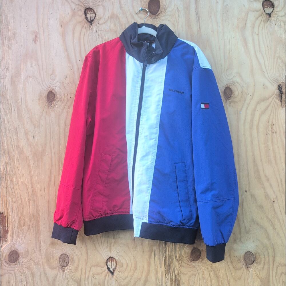 Tommy Hilfigure Y2K 90s Gorpcore Bomber Jacket Men's XL